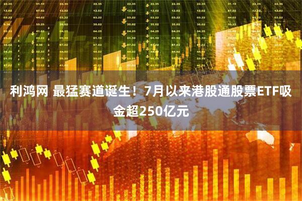 利鸿网 最猛赛道诞生！7月以来港股通股票ETF吸金超250亿元